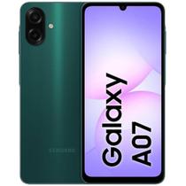 Samsung galaxy a07 4g tela 6.7 128gb câm dupla 4gb ram verde cor:verde