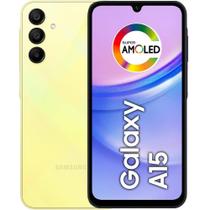 Samsung galaxy a15 4g 256gb tela 6.5 8gb ram verde claro