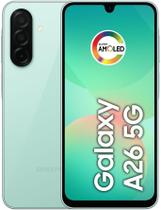 Samsung Galaxy A26 5g 256gb, 8gb Ram, Câmera De 50mp, Ip67, Tela Super Amoled 6.7 , Nfc - Verde Samsung Galaxy A26 5g 256gb, 8gb Ram, Câmera De 50mp, Ip67, Tela Super Amoled 6.7 , Nfc - Verde