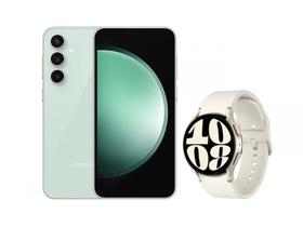 Samsung Galaxy S23 FE 256GB + Smartwatch - Watch6 BT 40mm Creme