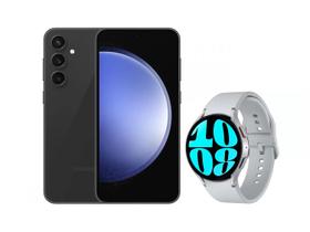 Samsung Galaxy S23 FE 5G 128GB + Smartwatch - Watch6 BT 44mm Prata