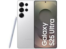 Samsung Galaxy S25 Ultra 5G 256GB Galaxy AI Titânio Prata 6,9" 12GB RAM Câm. Quádrupla 200+50+10+50MP Bateria 5000mAh Dual Chip