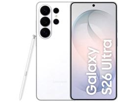Samsung Galaxy S26 Ultra 5G 1TB Galaxy AI Branco 6,9" 12GB RAM Câm. Quádrupla 200+50+10+50MP Bateria 5000mAh Dual Chip