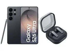 Samsung Galaxy S26 Ultra 5G 1TB Galaxy AI Preto - 12GB RAM + Fone de Ouvido Bluetooth Galaxy Buds 4