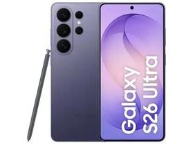 Samsung Galaxy S26 Ultra 5G 256GB Galaxy AI Violeta 6,9 12GB RAM Câm. Quádrupla 200501050MP Bateria 5000mAh Dual Chip ENVIO IMEDIATO