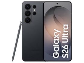 Samsung Galaxy S26 Ultra 5G 512GB Galaxy AI Preto 6,9" 12GB RAM Câm. Quádrupla 200+50+10+50MP Bateria 5000mAh Dual Chip