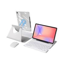 Samsung Galaxy Tab S10 Lite FE S9 FE S9 360 graus Capa De Teclado Acrílica Magnética Rotativa
