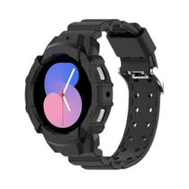 Samsung Galaxy Watch 6 5 40mm 44mm Esportes Silicone Armor Case Band Protector Capa Pulseira