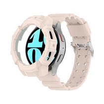 Samsung Galaxy Watch 6 5 40mm 44mm Esportes Silicone Armor Case Band Protector Capa Strap