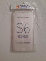 Samsung S6 Edge Capa Case transparente / cores 360 Silicone Cover
