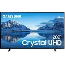 Samsung Smart TV 60" Crystal UHD 4K 60AU8000 Painel Dynamic Crystal Color Design Slim WI-FI Preto