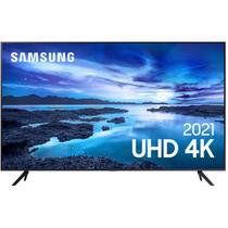 Samsung Smart TV 65" UHD 4K 65AU7700, Processador Crystal 4K, Tela sem limites, Visual Livre de Cabo