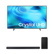 Samsung Smart TV 75" Crystal UHD 4K U8000H + Samsung Soundbar Q600H 3.1.2 canais Samsung Smart TV 75" Crystal UHD 4K U8000H + Samsung Soundbar Q600H 3.1.2 canais