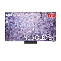 Samsung Smart TV 75" Neo QLED 8K 75QN800C Processador com IA Preto Titan