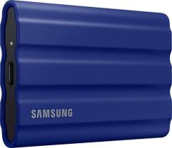 Samsung - T7 Shield 1 TB externo USB 3.2 Gen 2 SSD robusto IP65 resistente à água - Azul-MU-PE1T0R/AM Samsung - T7 Shield 1 TB externo USB 3.2 Gen 2 SSD robusto IP65 resistente à água - Azul-MU-PE1T0R/AM