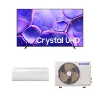 Samsung TV 58" UHD 4K + Ar-condicionado WindFree AI 12.000 BTUs