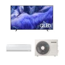 Samsung TV 75" QLED Ultra + Ar-condicionado WindFree 24.000 BTUs Samsung TV 75" QLED Ultra + Ar-condicionado WindFree 24.000 BTUs