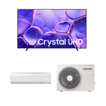 Samsung TV 85" UHD 4K + Ar-condicionado WindFree AI 24.000 BTUs Samsung TV 85" UHD 4K + Ar-condicionado WindFree AI 24.000 BTUs