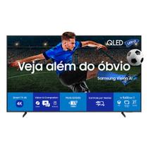 Samsung Vision AI TV 55" QLED Ultra 4K QEF1 2025, Pontos Quânticos, Processador com AI, Art Store, Alexa
