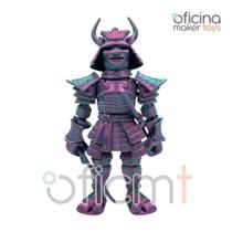 Samurai Articulado Boneco Guerreiro com Duas Katanas, Escultura e Presente Criativo