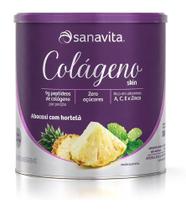 Sanavita Colágeno Skin - Abacaxi com Hortelã 300g