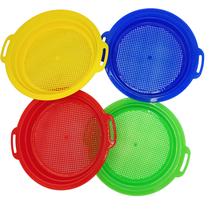 Sand Sifter 4 Pack 4E's Novidade para crianças de Sandbox Beach Sand Sifter 4 Pack 4E's Novidade para crianças de Sandbox Beach