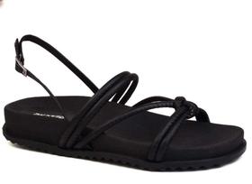 Sandalai Papete Akazzo Preto Cod.3837PB
