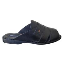 Sandali Chinelo Slide Masculino Fechado Couro Legitimo Granado 408