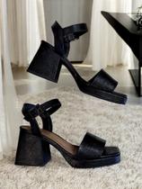 Sandália 1/2 pata preta