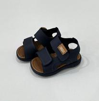 Sandália 18/25 Klin Infantil Azul Marinho com Fecho em tiras autocolantes