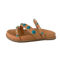 Sandália Adora Papete Pedraria Moda