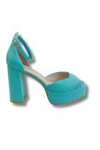 Sandalia Alta Azul de Meia Pata Offline