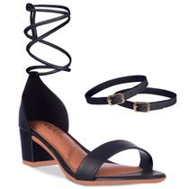 Sandália Amarração Elegante Clássica Formal e Casual Verao