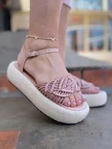 Sandália Ana Jullian Flatform Nude