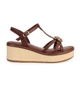 Sandália Anabela Bebecê Multi Tiras Com Pedraria Sandália Anabela Bebecê Multi Tiras Com Pedraria