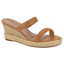 Sandália Anabela Casual Feminino Beira Rio 8486131 Marrom Sandália Anabela Casual Feminino Beira Rio 8486131 Marrom