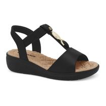 Sandália Anabela Comfortflex Feminina Conforto Calce Facil Sandália Anabela Comfortflex Feminina Conforto Calce Facil