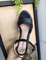 Sandália Anabela cor preta tamanho 36 Sandália Anabela cor preta tamanho 36