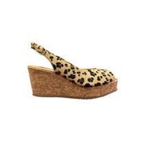 Sandália Anabela De Couro Onça Bottero Original 365961 Sandália Anabela De Couro Onça Bottero Original 365961