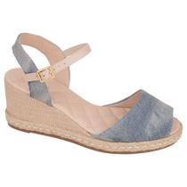 Sandália Anabela Espadrille Bebecê Aberta T5817-181