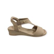 Sandália Anabela Feminina Casual Original Queima de Estoque Comfortflex Ref: 24-70403