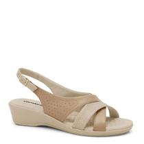 Sandália Anabela Feminina Leve Conforto Comfortflex 24-72405 Sandália Anabela Feminina Leve Conforto Comfortflex 24-72405
