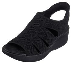 Sandália Anabela Feminina Skechers PIER-LITE MEMORY MAKER Preta Sandália Anabela Feminina Skechers PIER-LITE MEMORY MAKER Preta