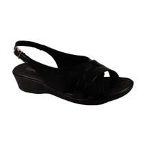 Sandália Anabela Feminina Slingback Comfort Flex 2472405
