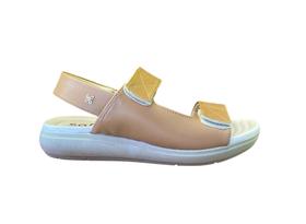 Sandália anabela linha confort tiras autocolantes Softli Sandália anabela linha confort tiras autocolantes Softli