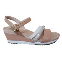 Sandalia Anabela Modare Salto Baixo Chic Tira Brilho 7123.147 Sandalia Anabela Modare Salto Baixo Chic Tira Brilho 7123.147