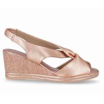 Sandália Anabela Piccadilly Slingback 408221 Feminino Rosé Sandália Anabela Piccadilly Slingback 408221 Feminino Rosé