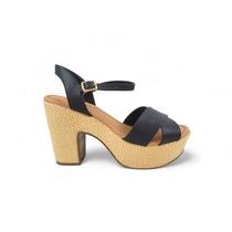 Sandália Anabela Plataforma Bebecê Feminino Adulto - Ref T5118-132 Sandália Anabela Plataforma Bebecê Feminino Adulto - Ref T5118-132