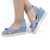 Sandália Anabela Plataforma de salto