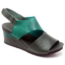 Sandalia Anabella Plataforma 70021 Graxo Verde Militar/Graxo Verde Grass